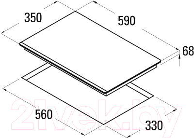 Индукционная варочная панель Cata IB 2 PLUS BK