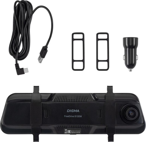 Автомобильный видеорегистратор Digma FreeDrive 8100DW