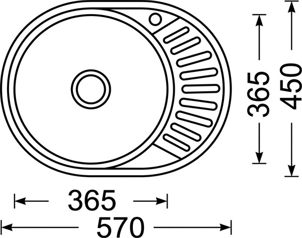 Мойка кухонная Wisent WD-5745-L