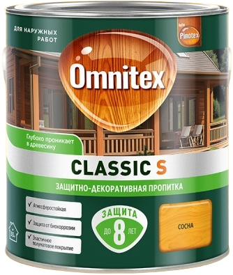 Пропитка для дерева Omnitex Classic S Сосна