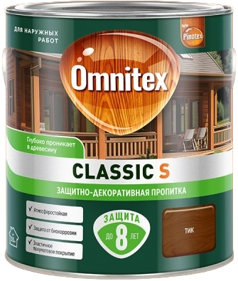 Пропитка для дерева Omnitex Classic S Тик