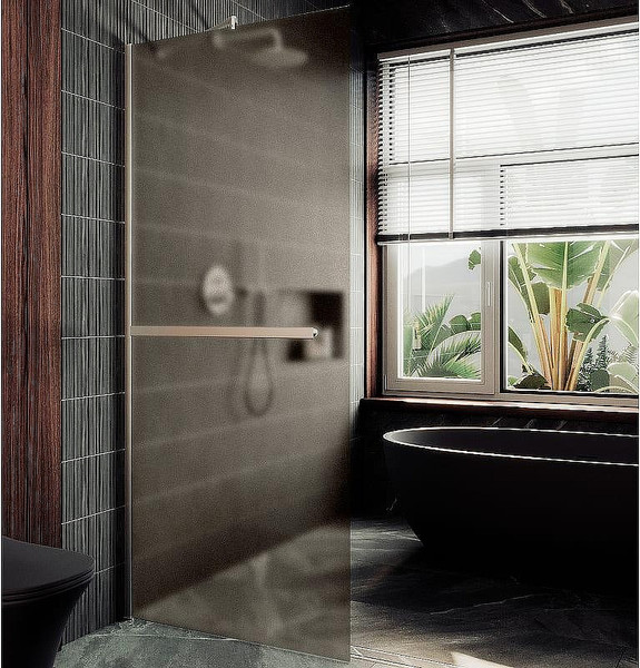 Душевая стенка MaybahGlass 99x195 / MGD-1460-5ш