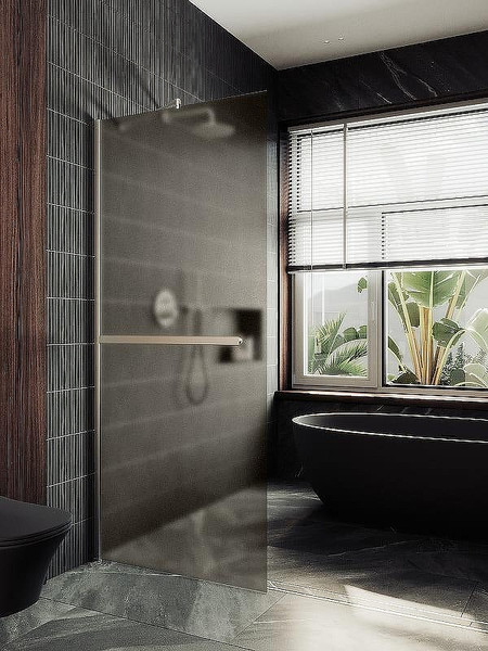 Душевая стенка MaybahGlass 99x195 / MGD-1460-5ш