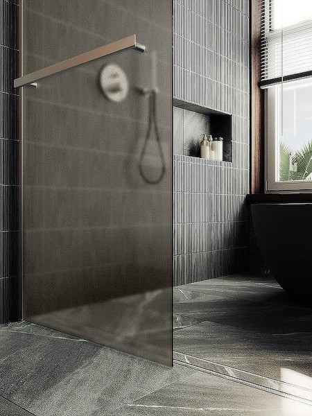 Душевая стенка MaybahGlass 99x195 / MGD-1460-5ш
