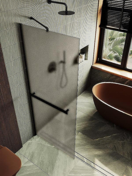 Душевая стенка MaybahGlass 99x195 / MGD-1460-6ш