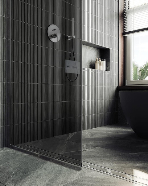 Душевая стенка MaybahGlass 99x195 / MGD-1355-5у