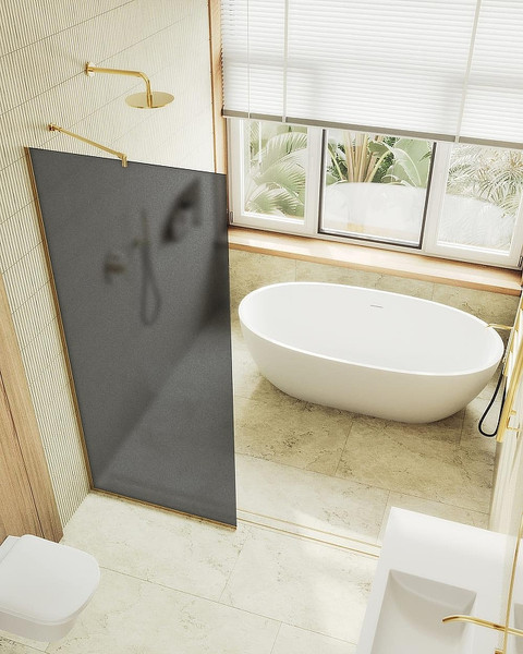 Душевая стенка MaybahGlass 99x195 / MGD-1356-3у