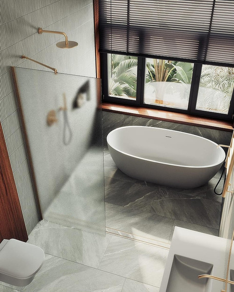Душевая стенка MaybahGlass 99x195 / MGD-1357-2ш