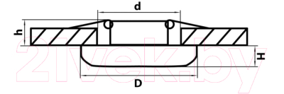 Точечный светильник Lightstar Monde 71076
