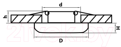 Точечный светильник Lightstar Monde 71177