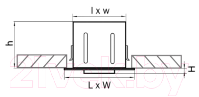 Точечный светильник Lightstar Cardano 214017