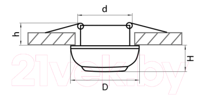 Точечный светильник Lightstar Ocula 11816