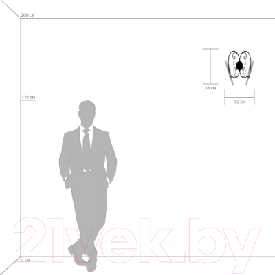 Бра Lightstar Scarabeo 755624