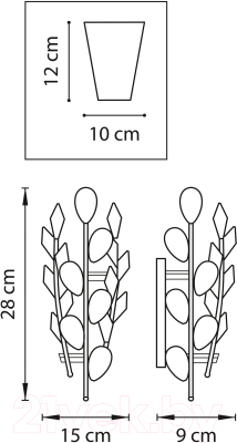 Бра Lightstar Isabelle 791612