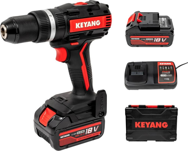 Аккумуляторная дрель-шуруповерт KEYANG DM20BLA-70C (Set) - фото