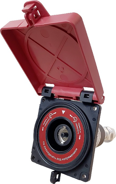 Розетка силовая КС YHT BX3 0400R04 1Р 400А 1000В IP68 / 0400R04 - фото