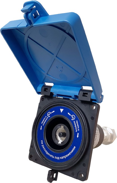 Розетка силовая КС YHT BX3 0800B01 1Р 800А 1000В IP68 / 0800B01 - фото