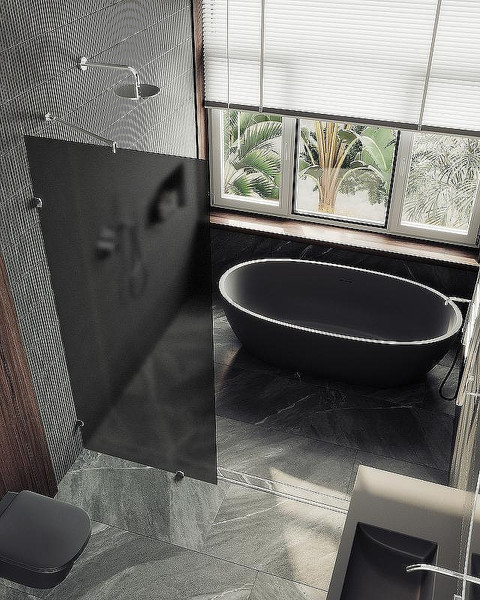 Душевая стенка MaybahGlass 79x195 / MGD-271-4