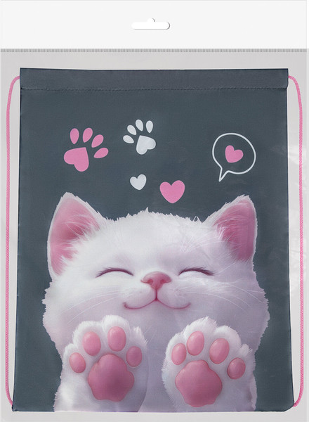 Мешок для обуви Brauberg Kids. Purr Cat / 274640