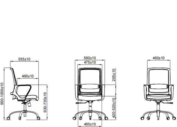 Кресло офисное SitZone U-0385 CH