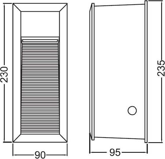 Бра уличное Oasis Light 91492 W