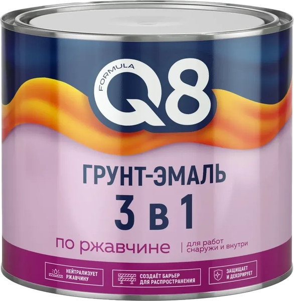 Грунт-эмаль Formula Q8 3 в 1 - фото