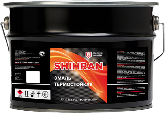 Эмаль SHIHRAN Термостойкая до 750C - фото