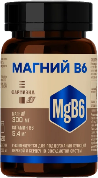 Витаминно-минеральный комплекс Фармлэнд Био Магний В6