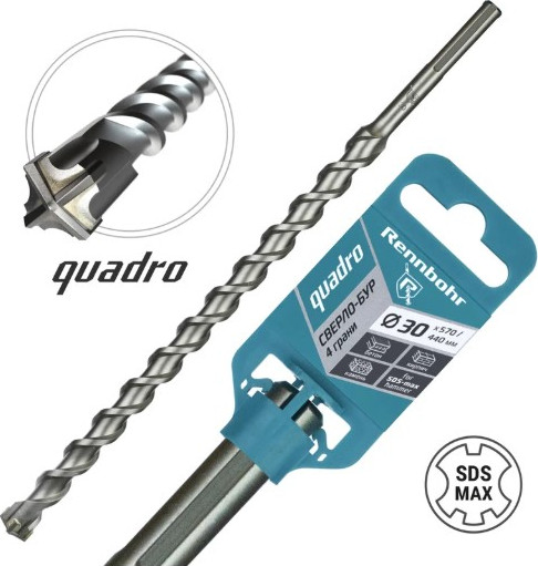 Бур Rennbohr SDS-Max 30x570/440мм / 723057