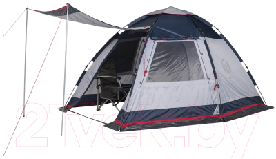 Палатка FHM Alioth 4 (синий/серый) - фото