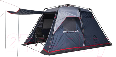 Палатка FHM Polaris 4 (синий/серый) - фото