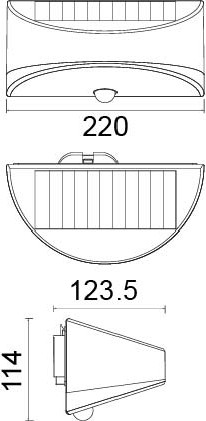 Бра уличное Oasis Light P9015 S