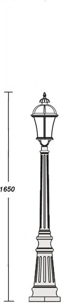 Светильник уличный Oasis Light 95211L Bl