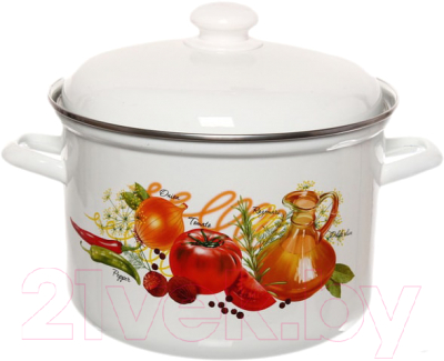 Кастрюля Лысьвенские эмали Итальянская кухня С-1618 АП2/4 - фото