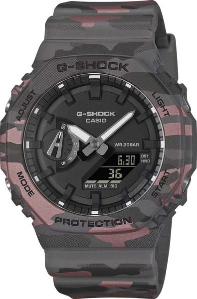 Часы наручные мужские Casio GA-2100CM-8A - фото