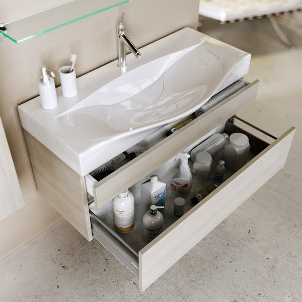 Тумба под умывальник Aqwella Бергамо / Ber.01.08/A