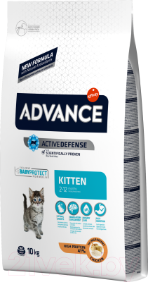 Сухой корм для кошек Advance Kitten с курицей и рисом - фото