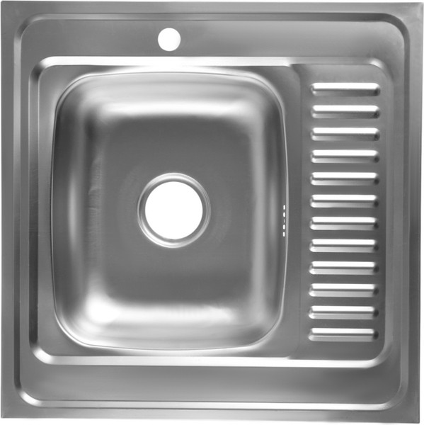 Мойка кухонная ZEIN Накладная 60x60x16см / 10946757 - фото