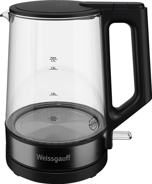 Электрочайник Weissgauff WK 1700 EcoGlass Nero