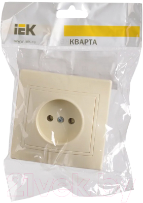 Розетка IEK Кварта ERK13-K33-10-DM