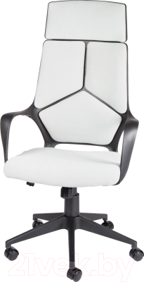 Кресло офисное Norden IQ / CX0898H-1-53 (черный пластик/серая ткань) - фото