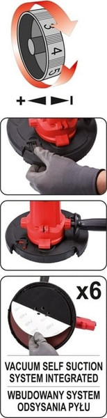 Шлифовальная машина для стен Yato YT-82340