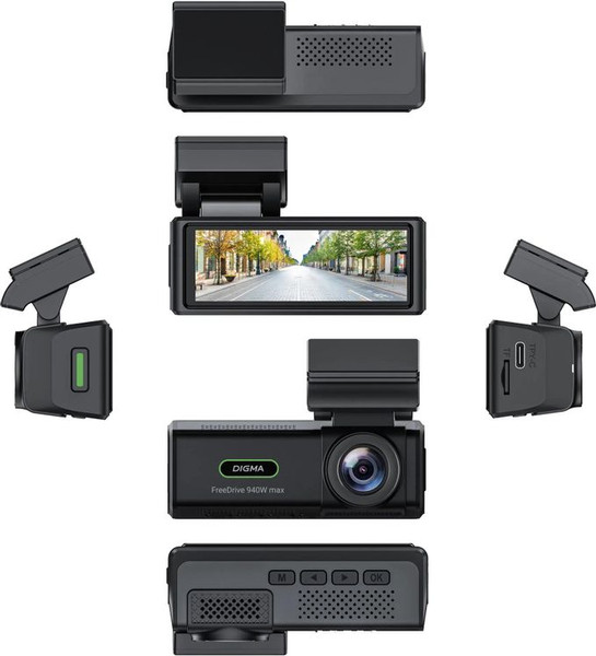 Автомобильный видеорегистратор Digma FreeDrive 940W Max / FD940WM