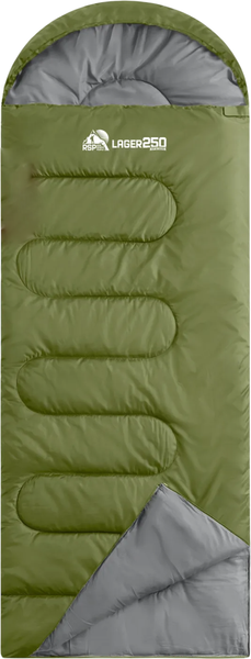 Спальный мешок RSP Outdoor Lager 250 / SB-LAG-250-OLGN-L - фото