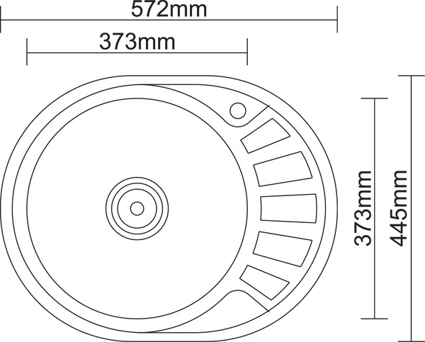 Мойка кухонная Accoona AB4557-L / 3303713