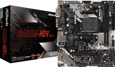 Материнская плата AsRock B450M-HDV R4.0