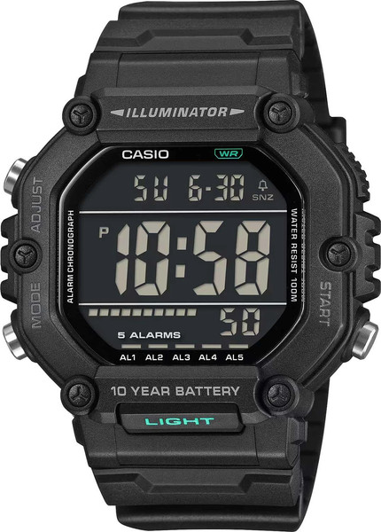 Часы наручные мужские Casio AE-1600HX-1B - фото