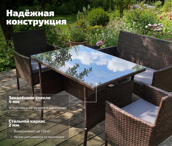 Комплект садовой мебели King Style Verde