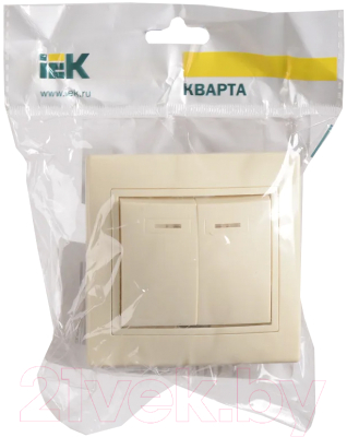 Выключатель IEK Кварта EVK21-K33-10-DM