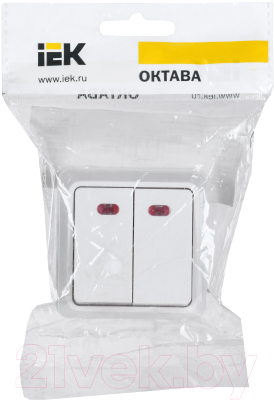 Выключатель IEK Октава EVO21-K01-10-DC